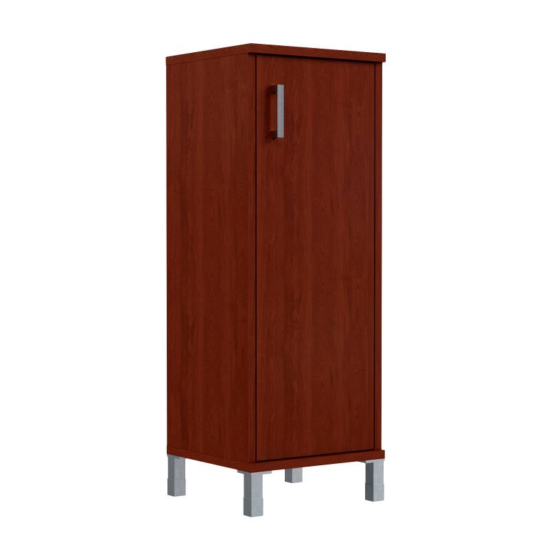 Шкаф-колонка средняя с глухой дверью B 421.6(L) Бургунди 475х450х1286  главное фото
