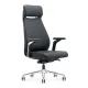 Кресло HAWASAN (ХАВАСАН) PREMIUM EX-830 X-ONE, синхромеханизм, алюминий, экокожа, черное, 533239 главное фото в маленьком размере