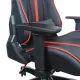 Игровое кресло  "GT Carbon GM-120", две подушки, экокожа, черное/красное, 531931. Фото товара с разных ракурсов.