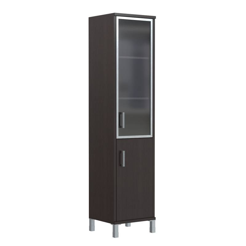Шкаф-колонка комбинированная B 431.4(L) Венге Магия 475х450х2054  главное фото