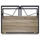 Стол на металлокаркасе BRABIX LOFT CD-002, 1000х500х750 мм, складной, цвет дуб антик, 641213. Фото товара с разных ракурсов.